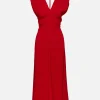 Plunge Drape Dress