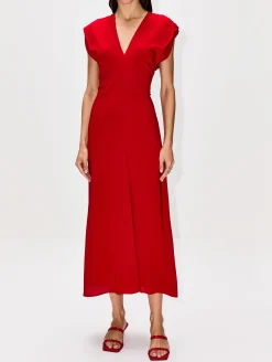 Plunge Drape Dress