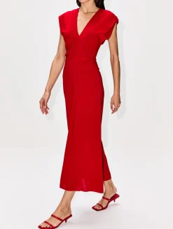 Plunge Drape Dress