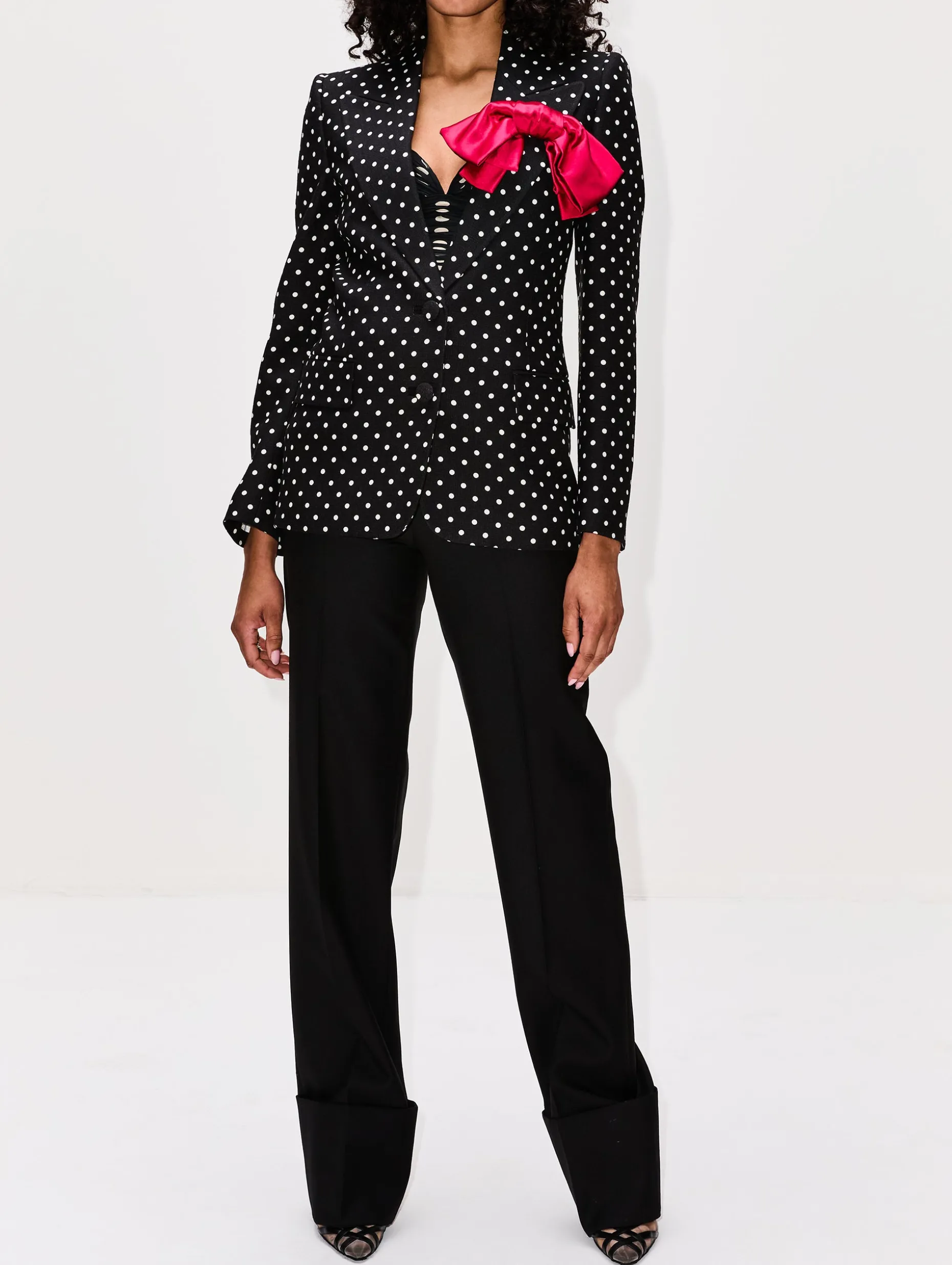 Polka Dot Blazer