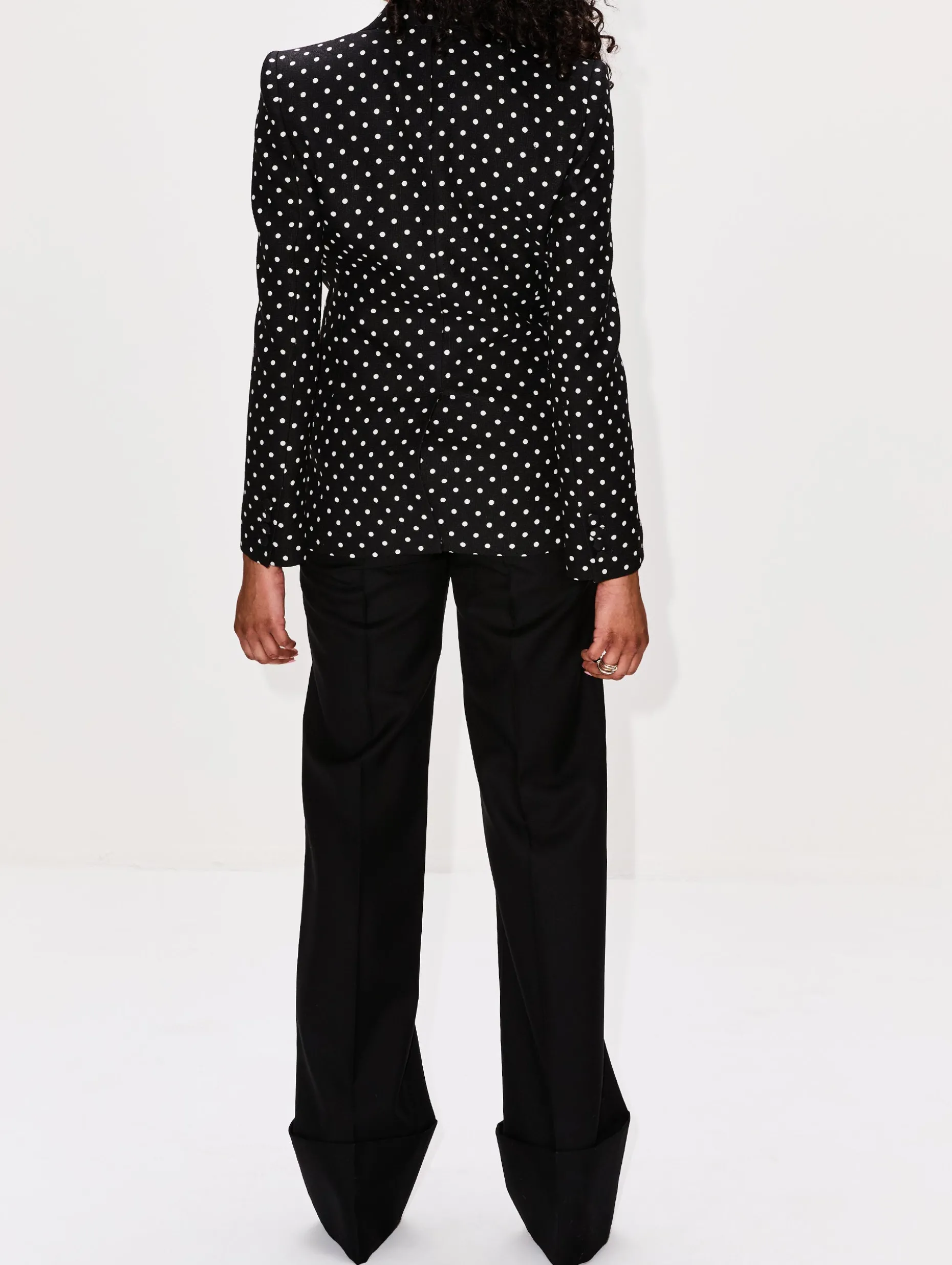 Polka Dot Blazer