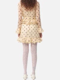 Polka Dot Organza Dress