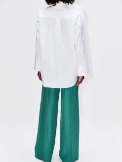 Poplin Power Blouse
