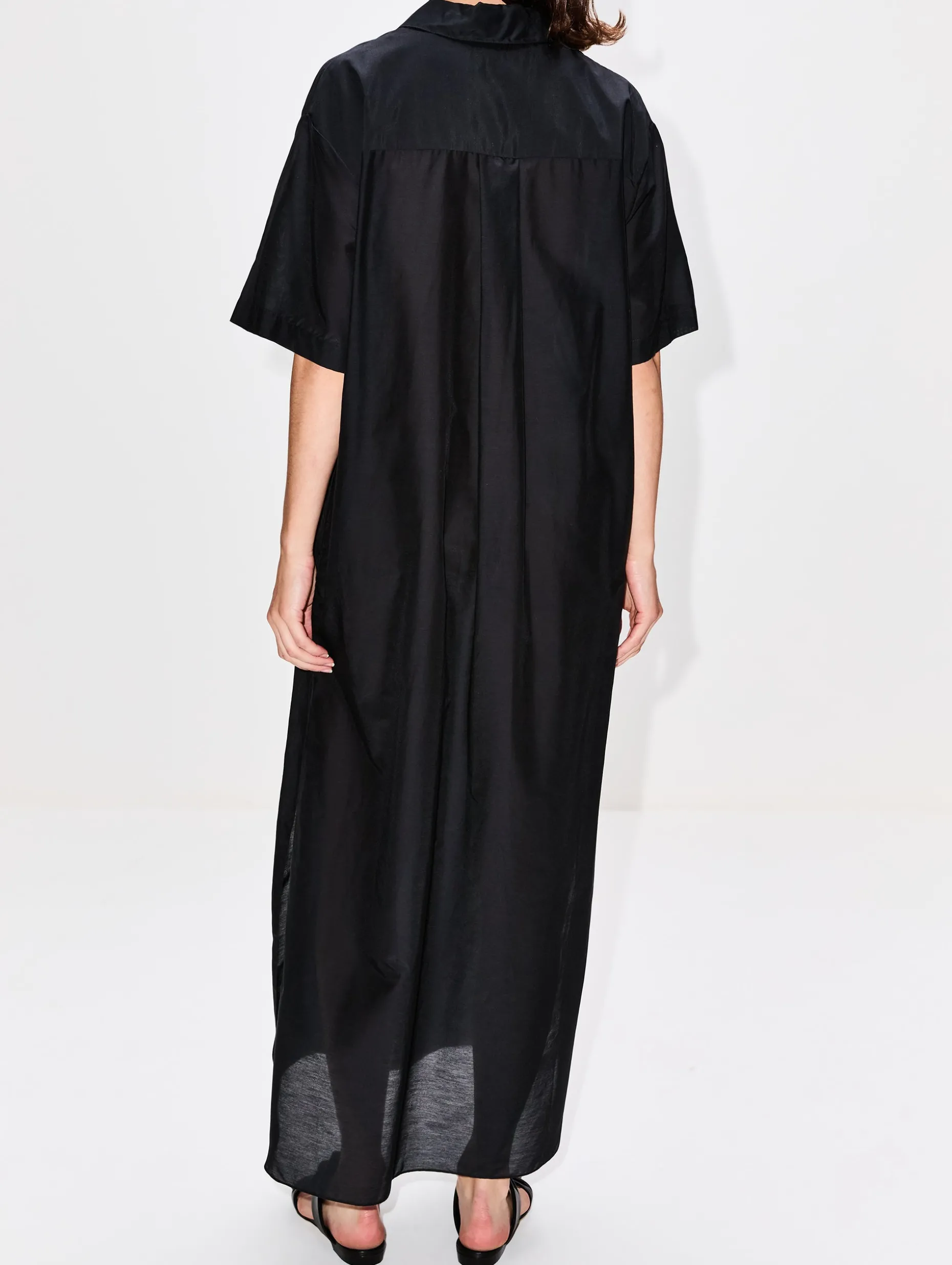Pop-Over Shirt Dress