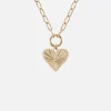 Pour Toujours Heart Coin Necklace