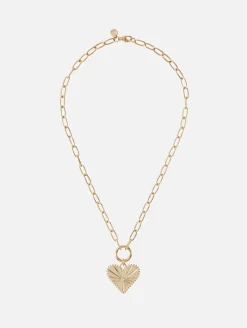 Pour Toujours Heart Coin Necklace