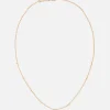 9 Prong Diamond Small Box Chain Necklace