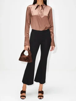 Pull On Cropped Flare Pant