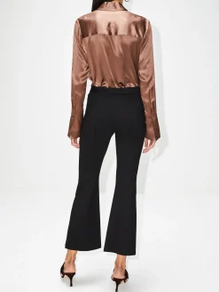 Pull On Cropped Flare Pant
