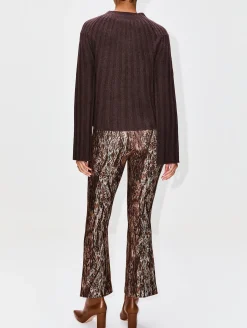 Pull On Cropped Flare Pant