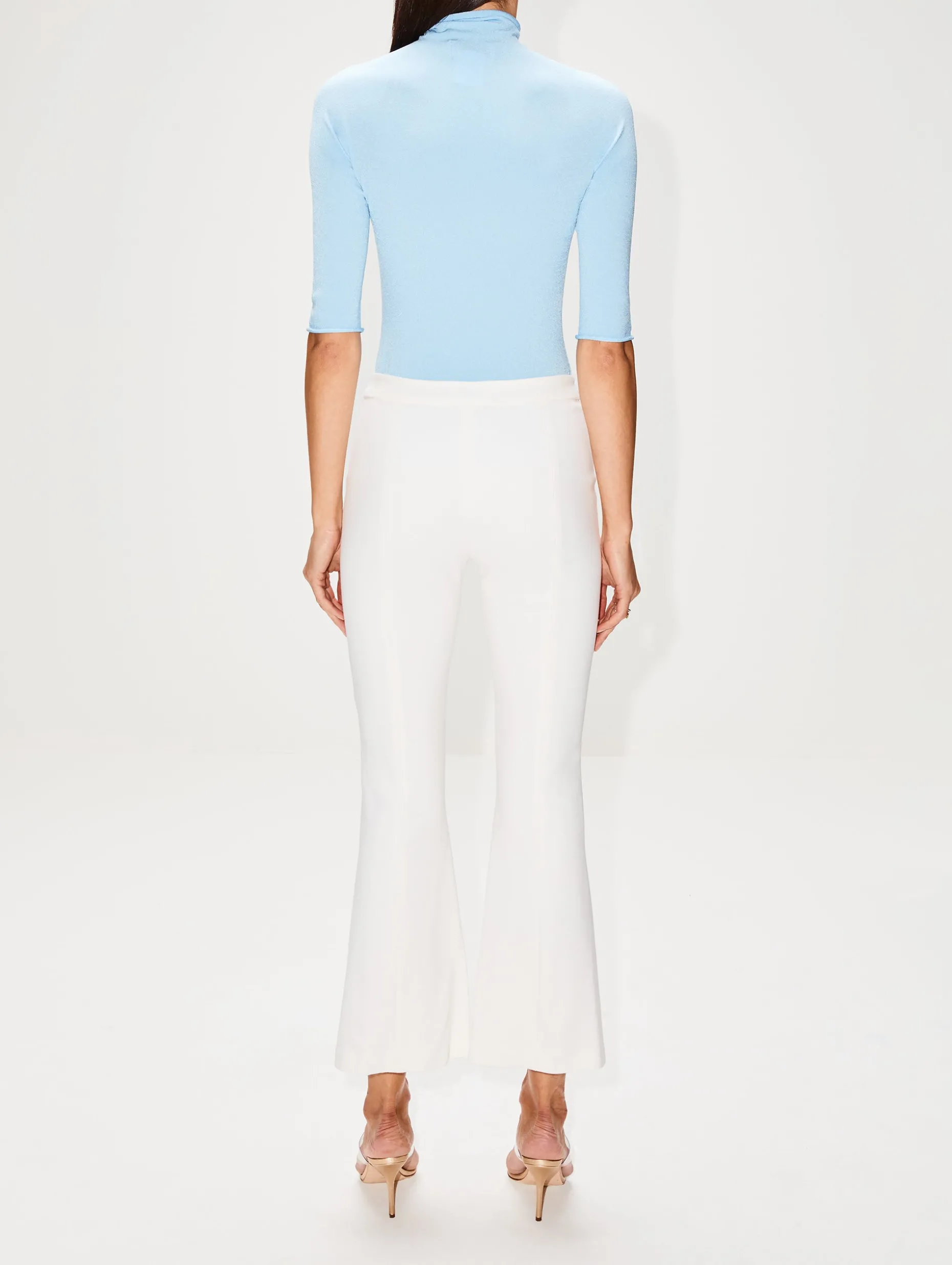 Pull On Cropped Flare Pant