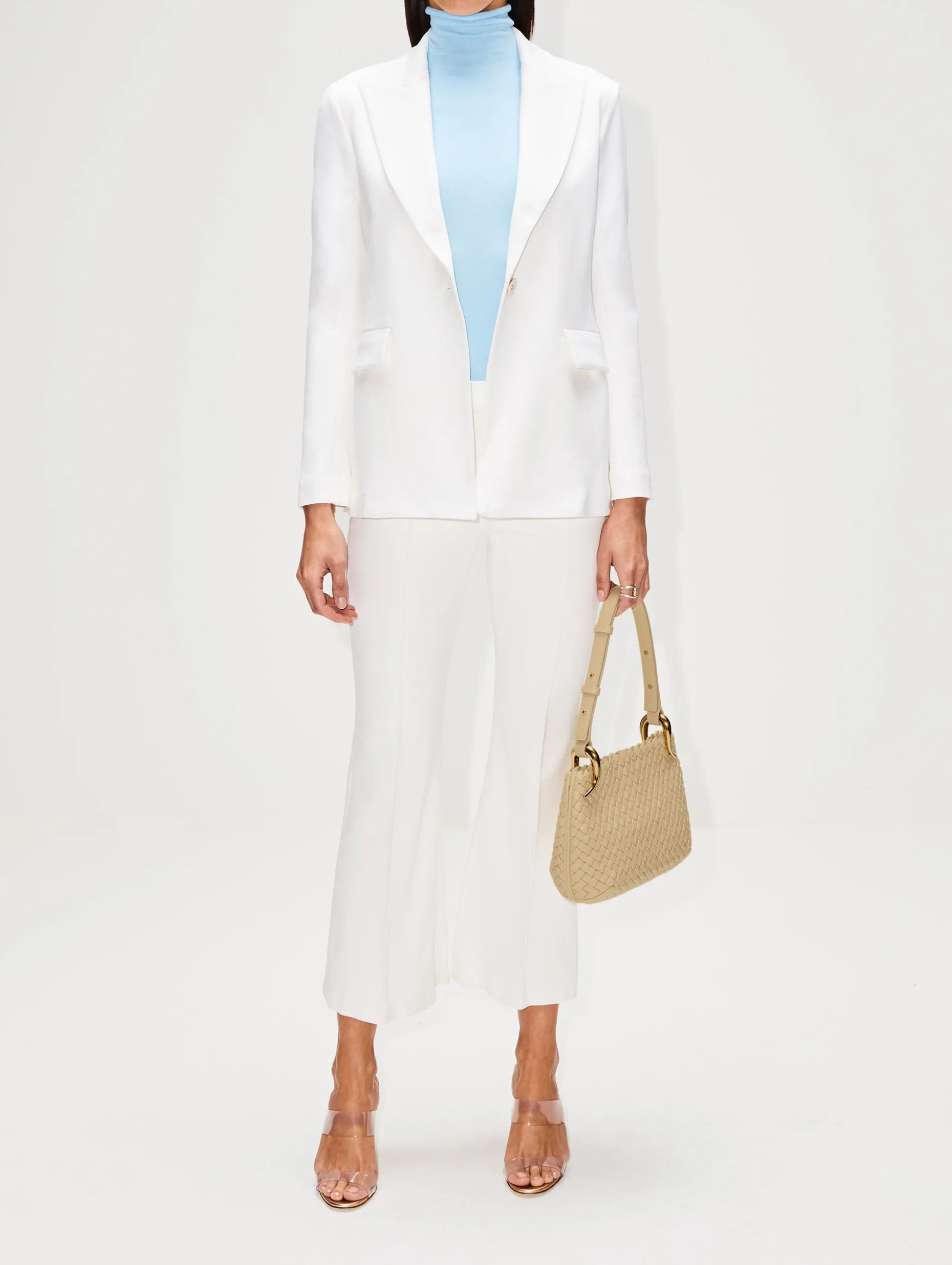 Pull On Cropped Flare Pant