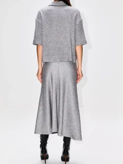 Pull On Flared Skirt