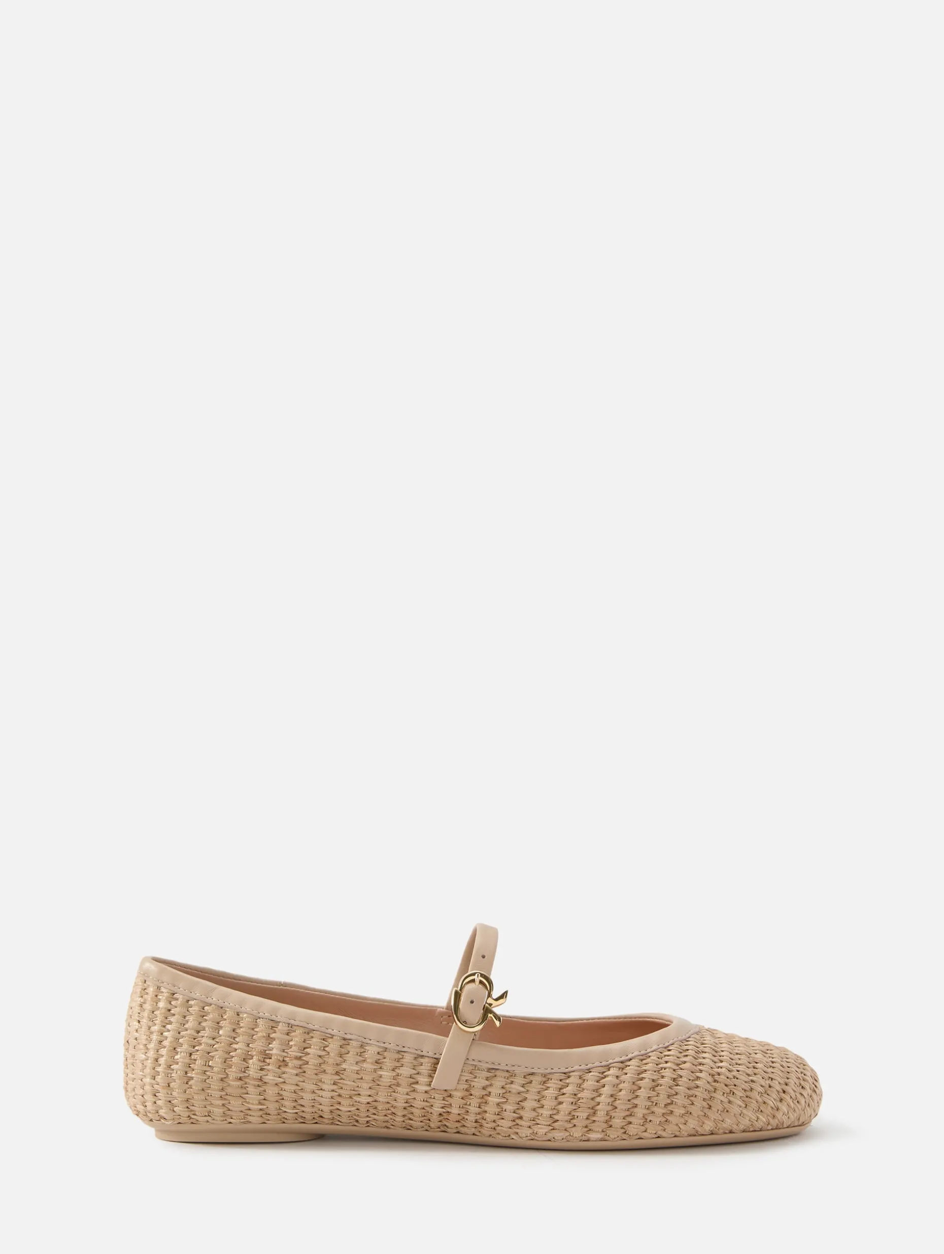 Raffia Ballet Flat