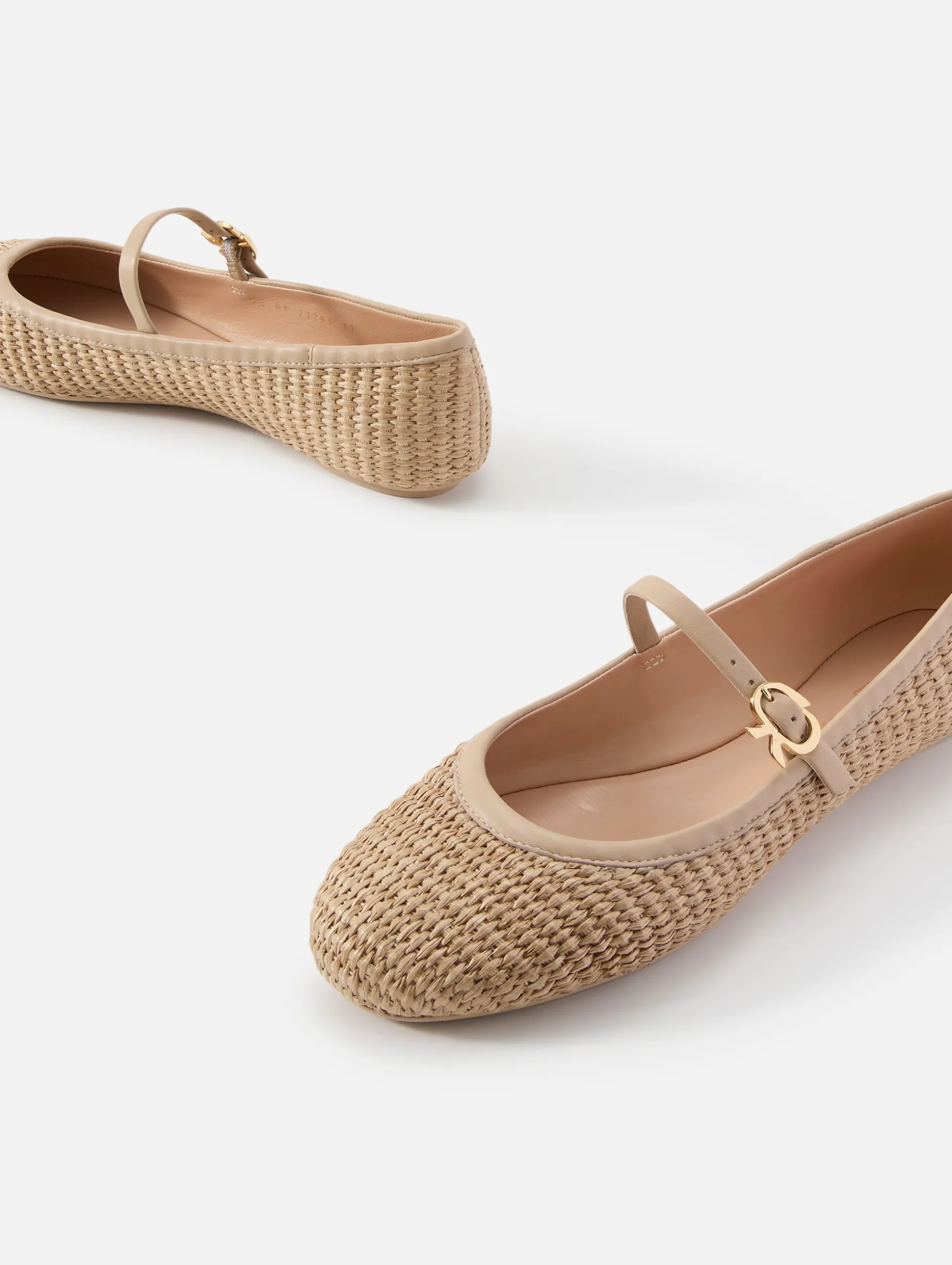 Raffia Ballet Flat
