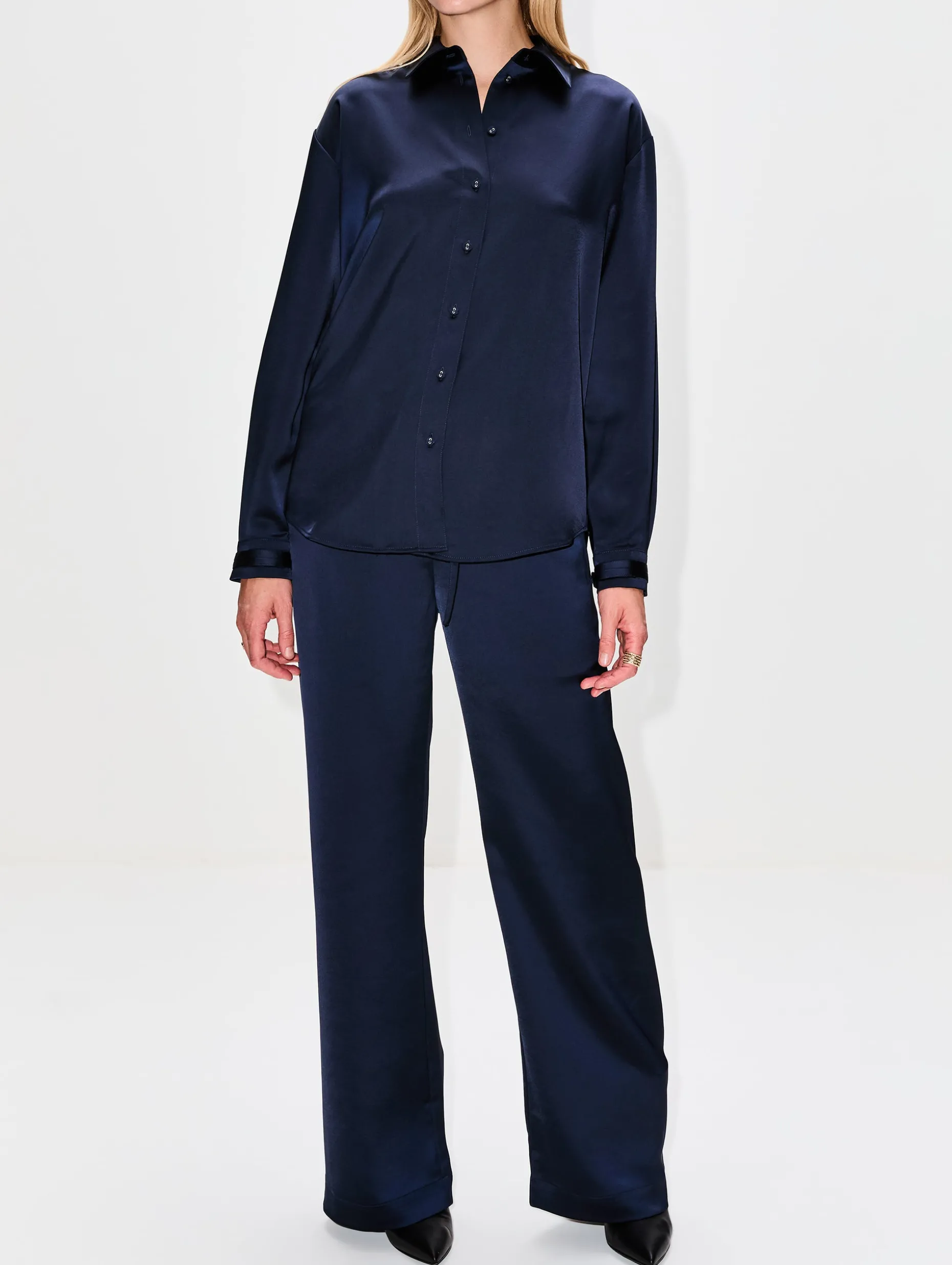 Raven Satin Shirt