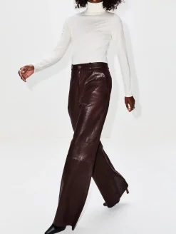 Relaxed Leather Trouser
