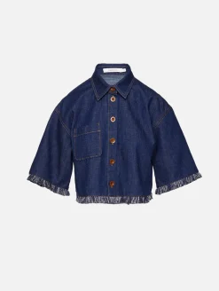 Rhiannon Fringe Denim Shirt