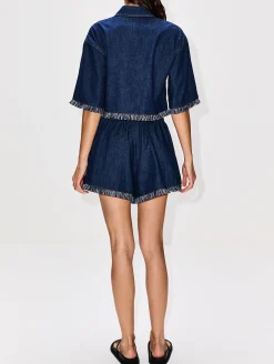 Rhiannon Fringe Denim Short