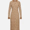 Rib Knit Polo Dress