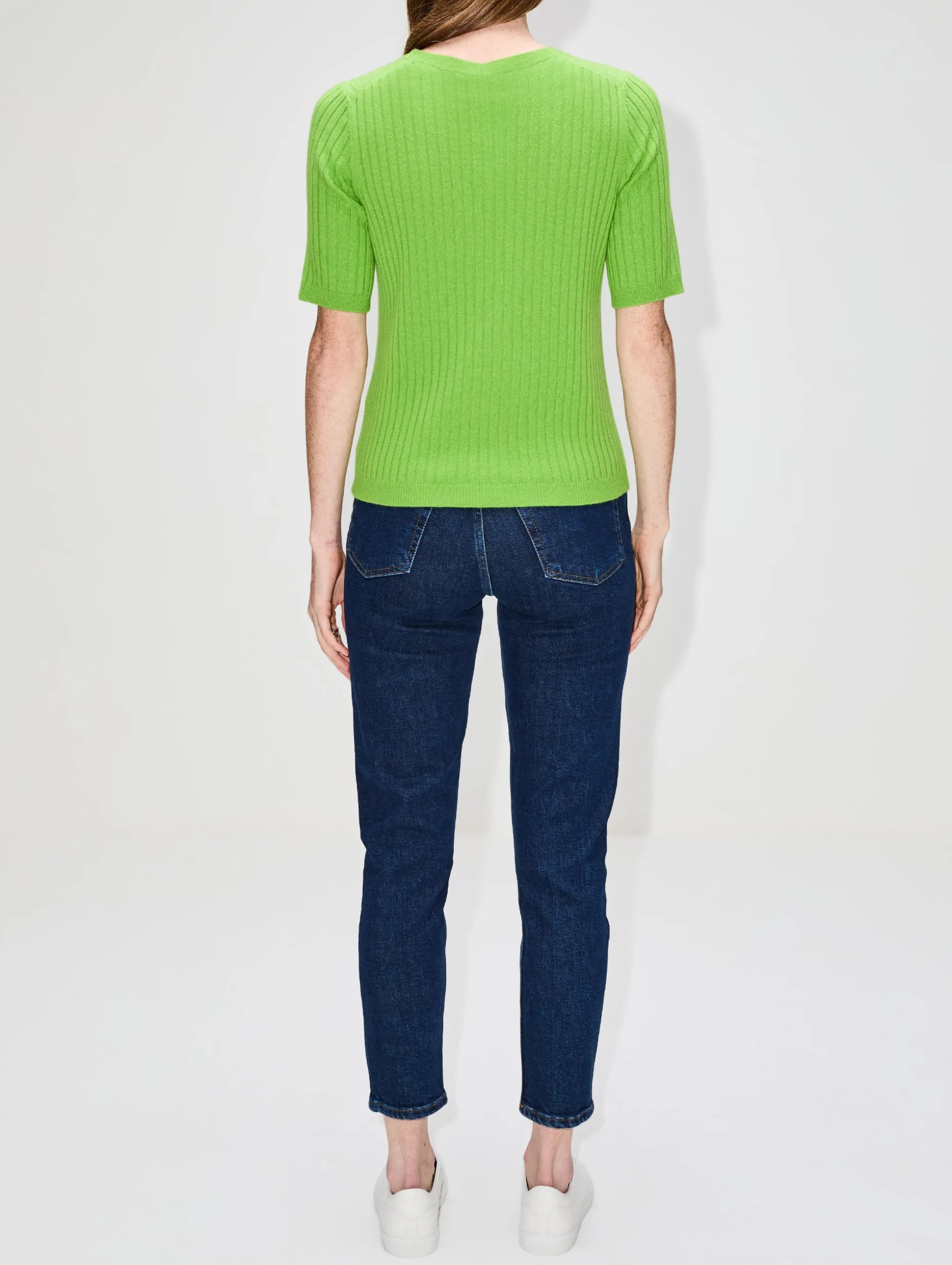 Ribbed Short Sleeve Top