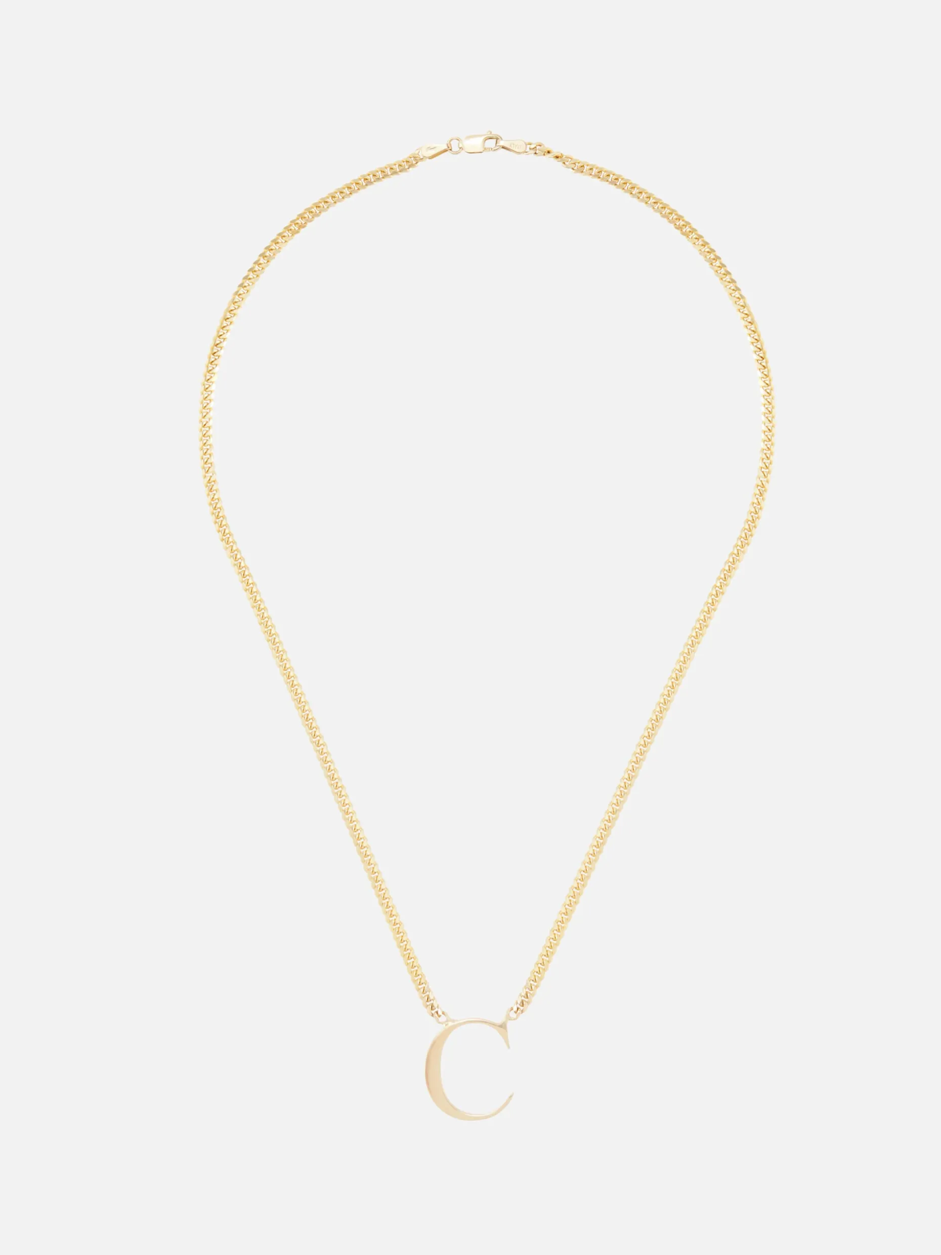 Roman Times Initial Necklace