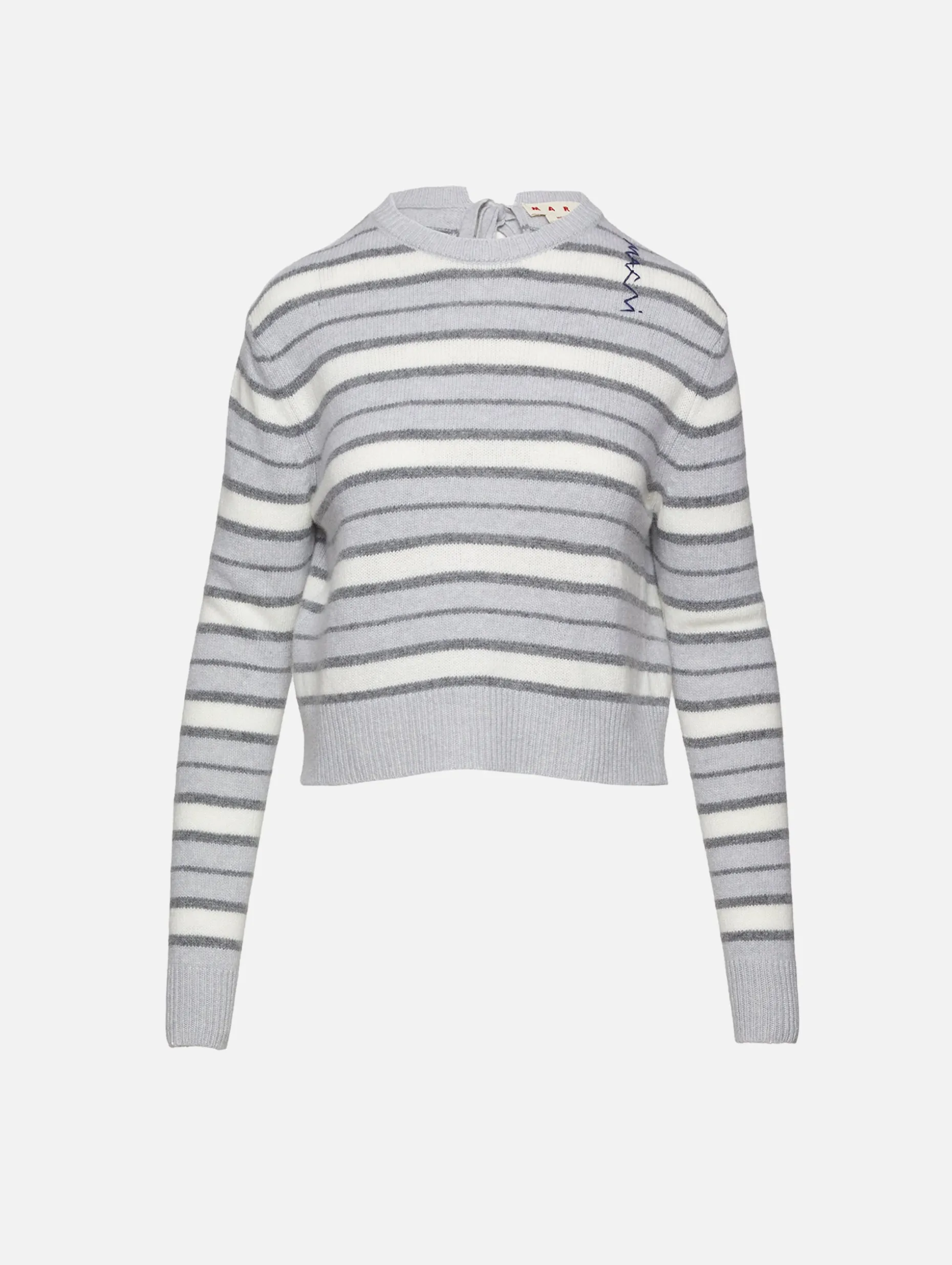 Round Neck Striped Sweater