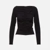 Ruched Long Sleeve Top