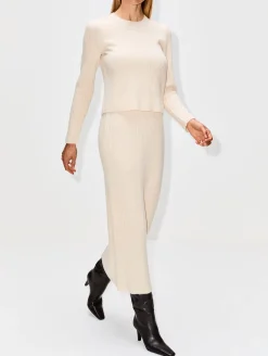 Ruched Pencil Skirt