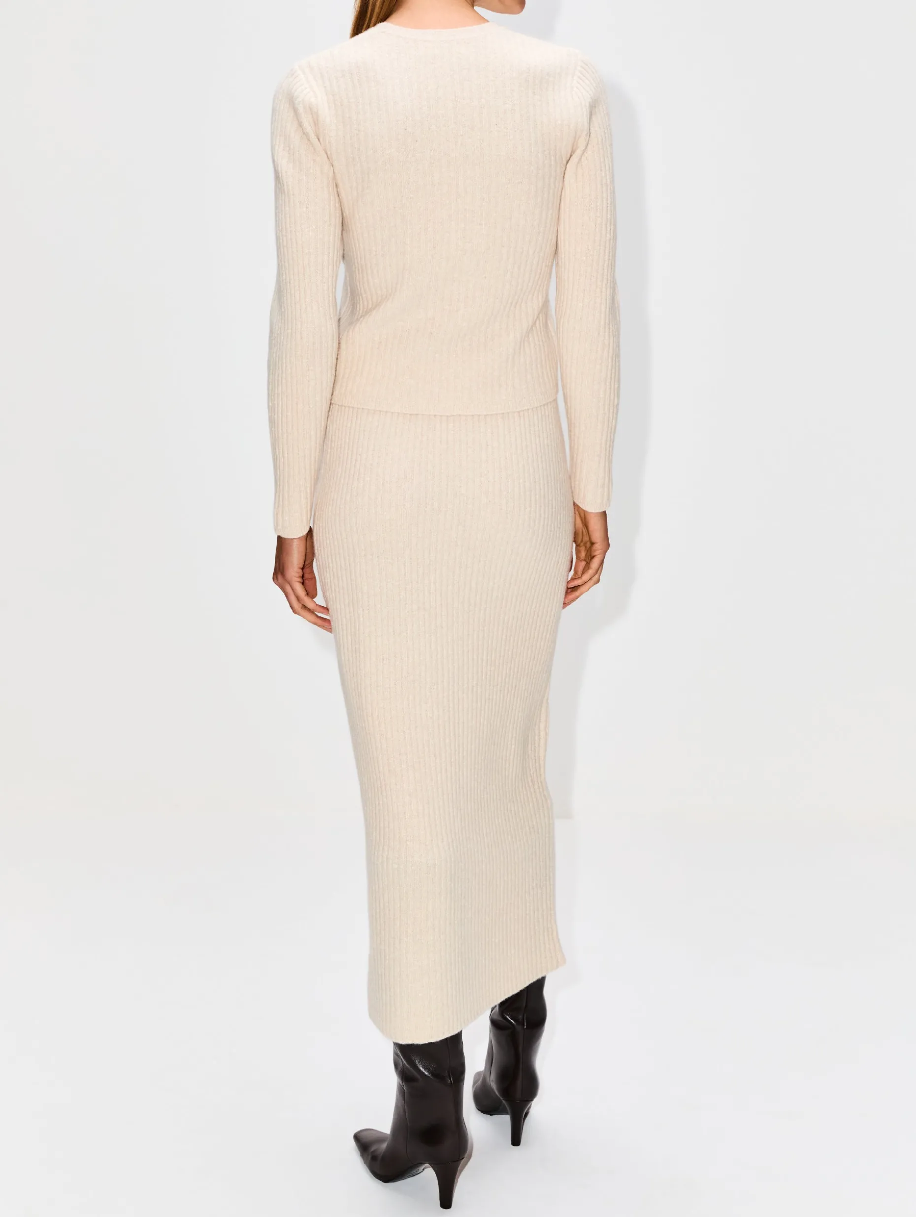 Ruched Pencil Skirt