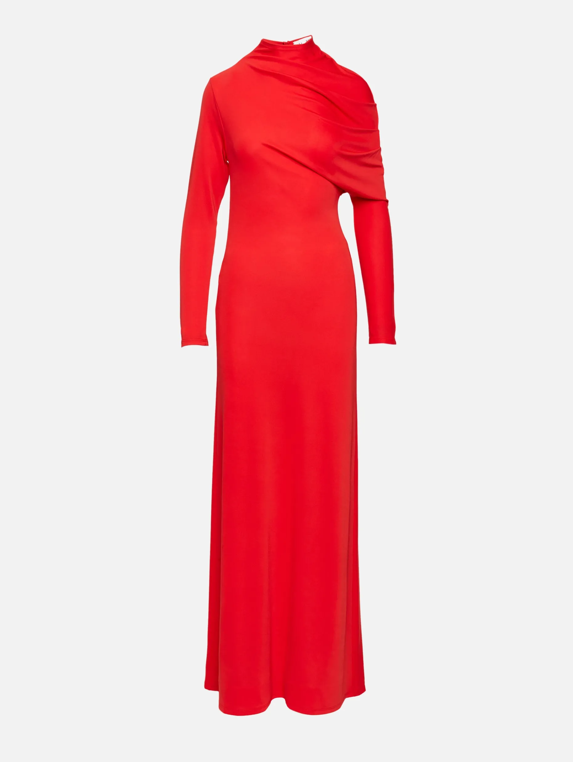 Rue Draped Slinky Jersey Gown