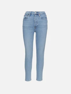 90s High Rise Ankle Crop Jean