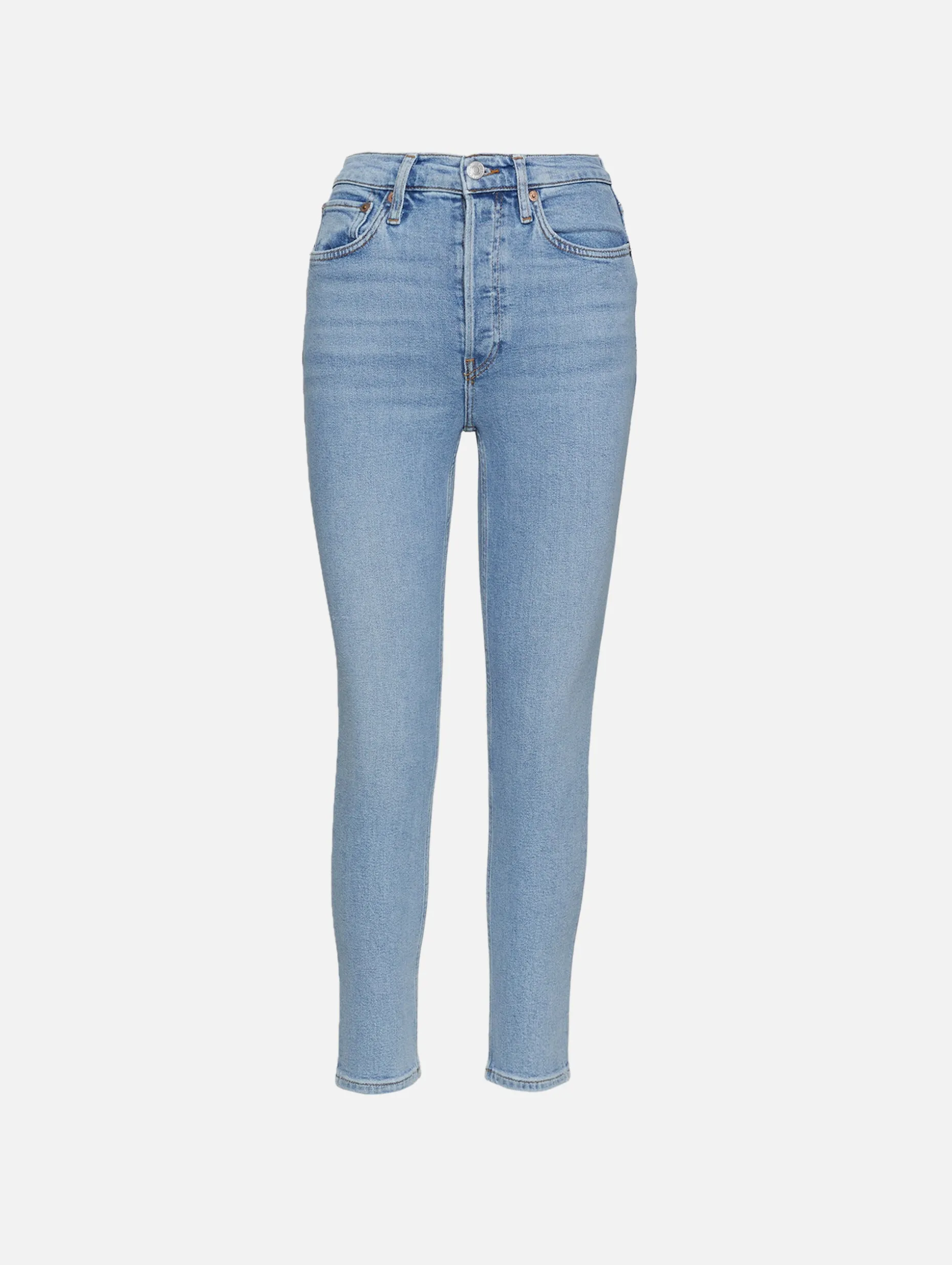 90s High Rise Ankle Crop Jean