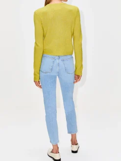 90s High Rise Ankle Crop Jean