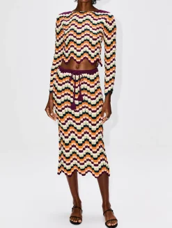 Safi Pesca Pencil Skirt