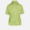 Sasha Short Sleeve Silk Blouse