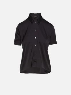 Sasha Short Sleeve Silk Blouse