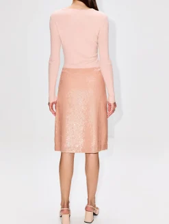 Sequin Midi Skirt