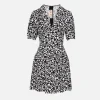Short Sleeve Floral Dress
