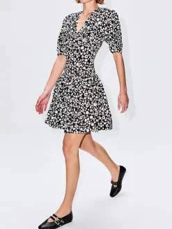 Short Sleeve Floral Dress