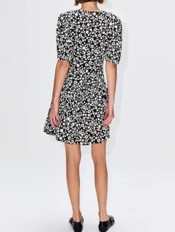 Short Sleeve Floral Dress