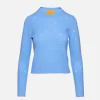 Shrunken Pointelle Sweater