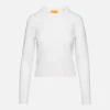 Shrunken Pointelle Sweater