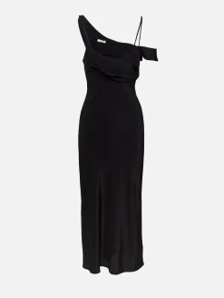 Silk Drape Dress