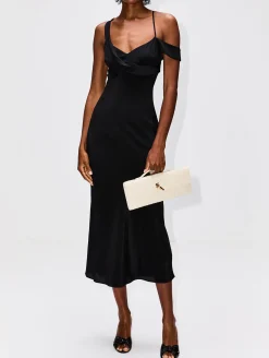 Silk Drape Dress