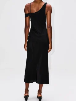 Silk Drape Dress