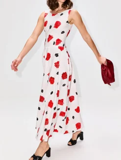 Sleeveless Floral Dress