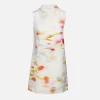 Sleeveless High Neck Mini Dress