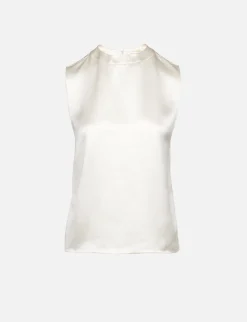 Sleeveless High Neck Top