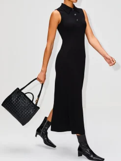 Sleeveless Polo Dress